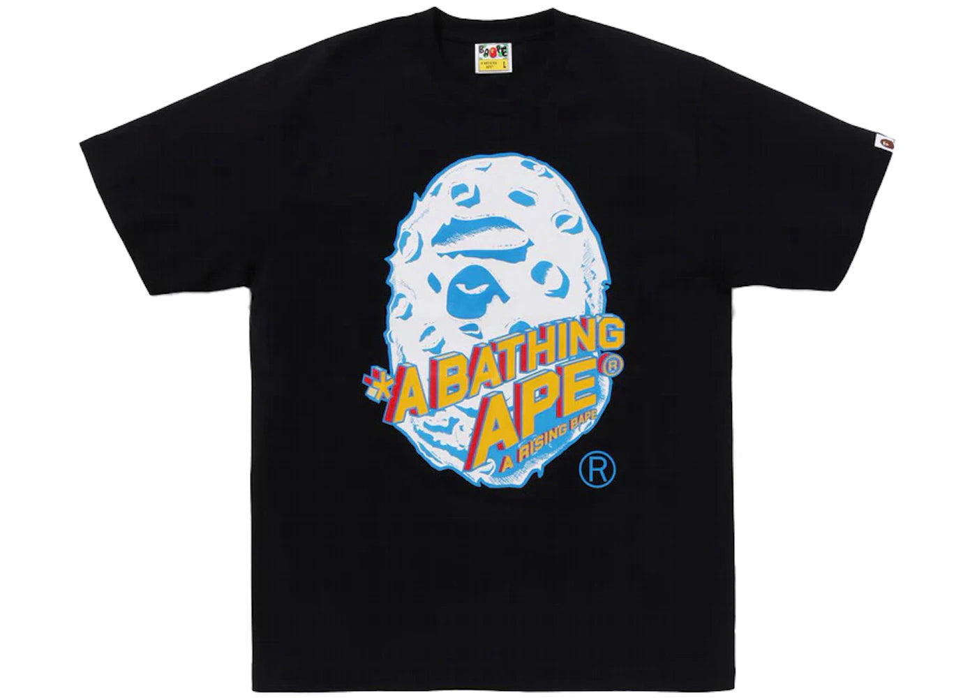 BAPE Moon Ape Head Tee Black