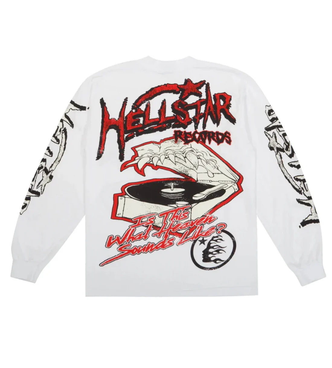 Hellstar Studios Records White Long Sleeve