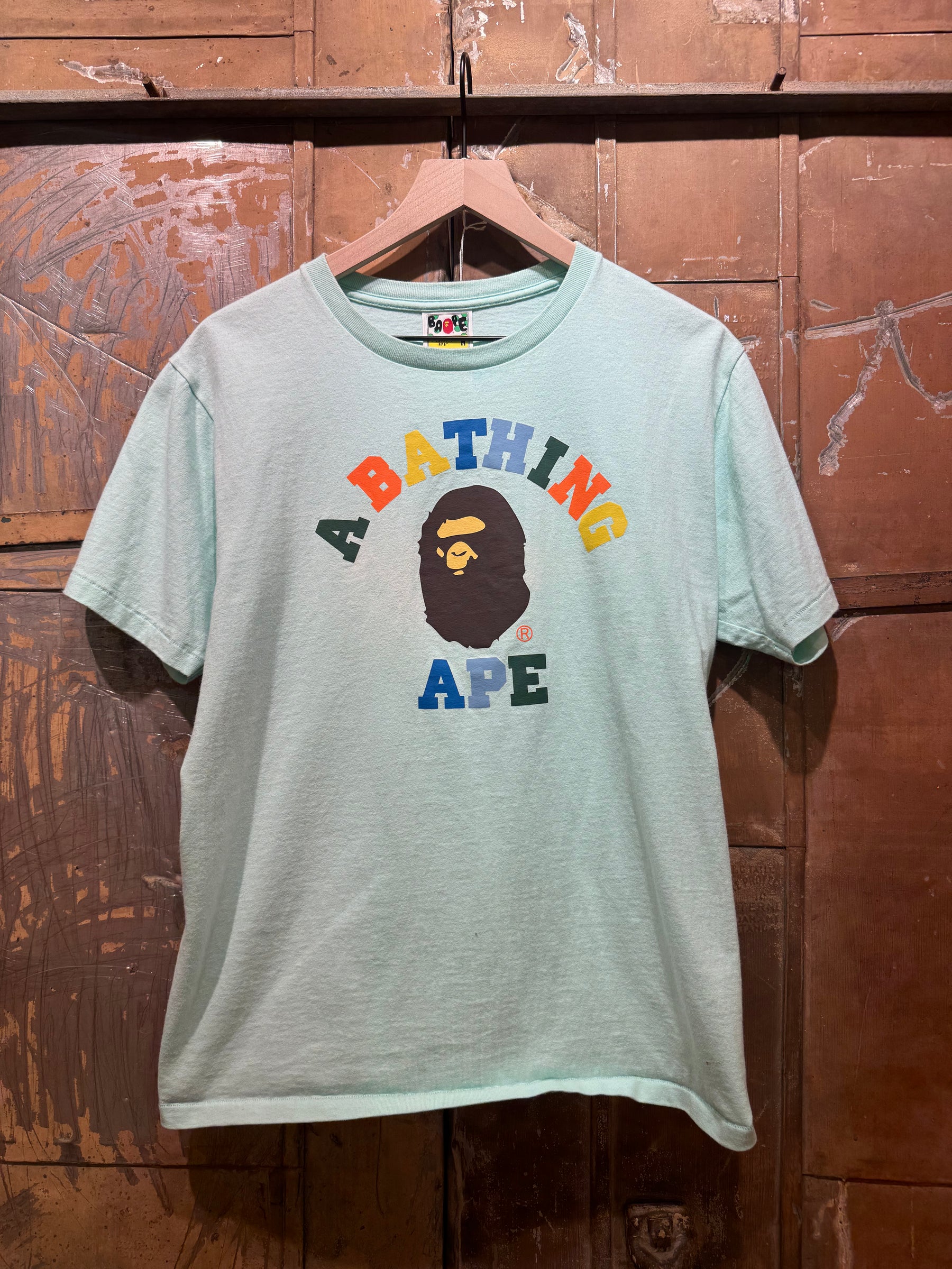 Mint Green Bathing Ape Tee - Used