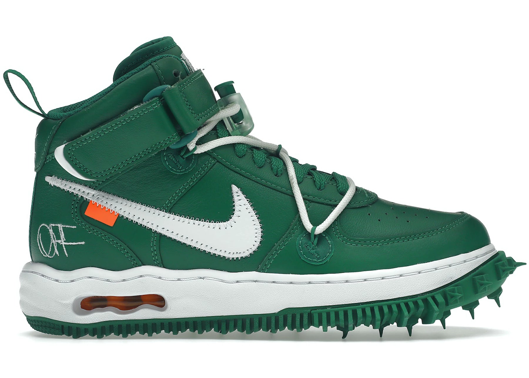 Nike Air Force 1 Mid Off-White Pine Green - Used