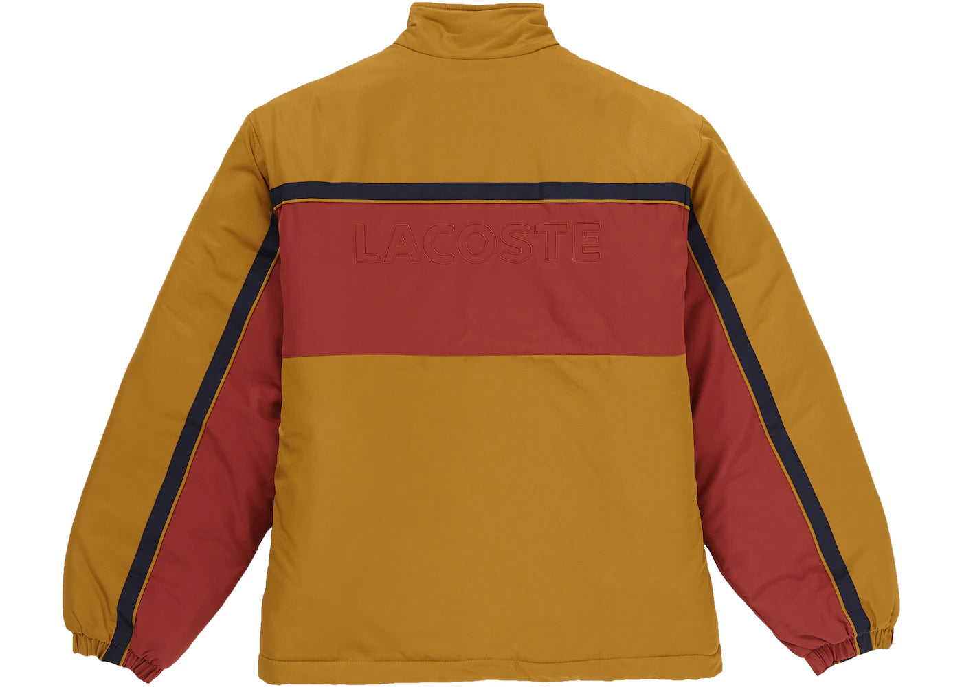 Supreme LACOSTE Puffy Half Zip Pullover Gold