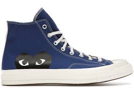 Converse Chuck Taylor All Star 70 Hi Comme des Garcons PLAY Blue Quartz - Used