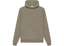 Fear of God Essentials Pull-Over Hoodie (SS21) Taupe