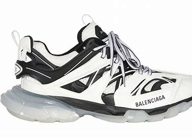 Balenciaga Track Clear Sole White Black - Used