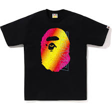 BAPE Electro Neon Tee 'Black'