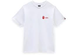 BAPE x Vans Sk8 Hi Tee White (Pre-Owned)