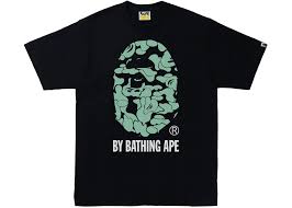 BAPE Text Code Camo By Bathing Ape Tee Black (Pre-Owned)