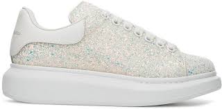 Alexander McQueen Oversized White Glitter (Women's) - Used