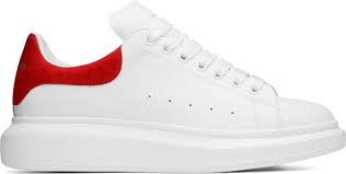 Alexander McQueen Oversized Sneaker 'White Lust Red' - Used