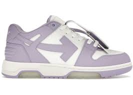 OFF-WHITE Out Of Office Calf Leather White Lilac - Used