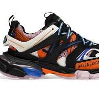 Balenciaga Track Trainers Black Orange (Women's) - Used