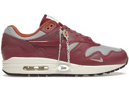Nike Air Max 1 Patta Waves Rush Maroon - Used