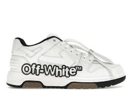 OFF-WHITE Out Of Office OOO Low Tops "Off-White" White Black - Used