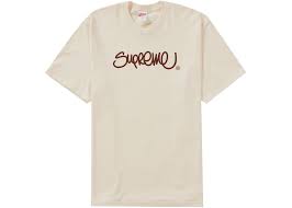 Supreme Handstyle Tee - Tan