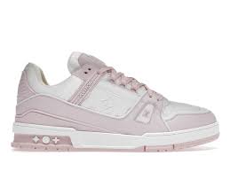Louis Vuitton Trainer Pink White (Women's) - Used