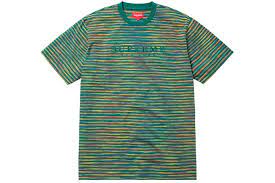 Supreme Static Stripe Top Green