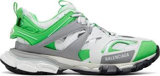 Balenciaga Track Sneaker 'Grey Fluo Green' - Used