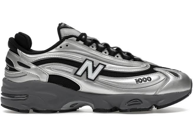 New Balance 1000 Black Silver Metallic - Used