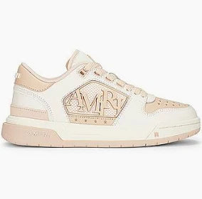 Amiri Wmns Classic Low 'Logo - White Pink' - Used