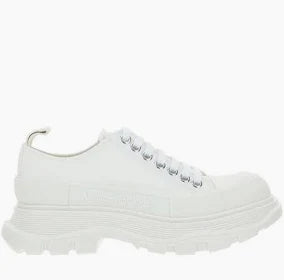 Alexander McQueen Tread Slick Lace Up White - Used
