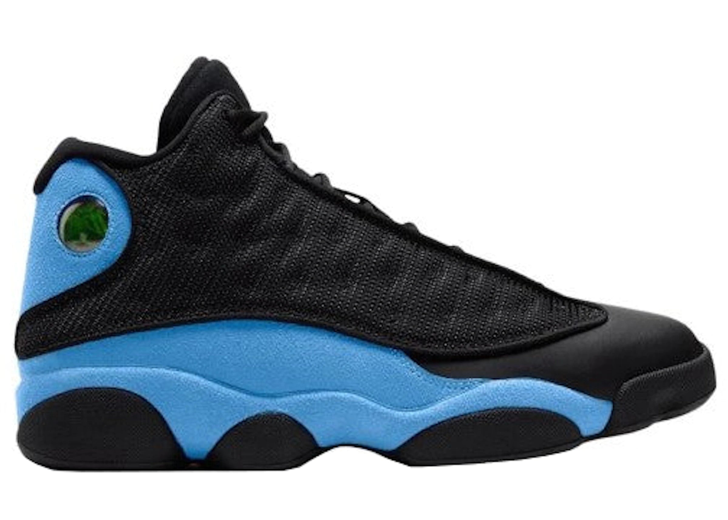 retro 13 blue and black