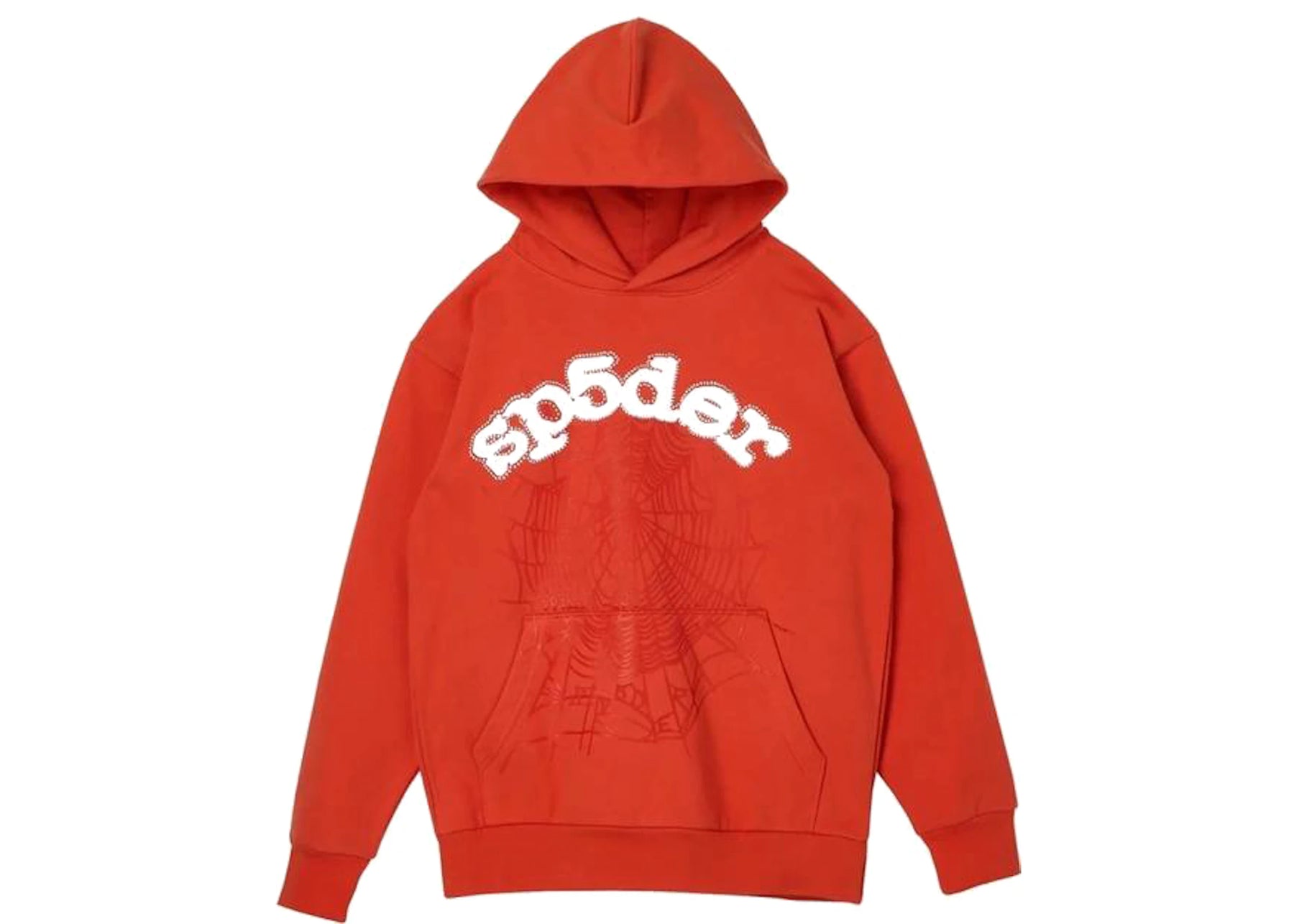 Sp5der Websuit Hoodie Orange