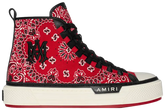 Amiri M.A. Logo Court High 'Bandana - Red'- Used