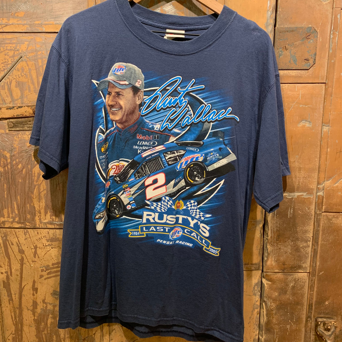 Wallace 2 Racer Blue Tee