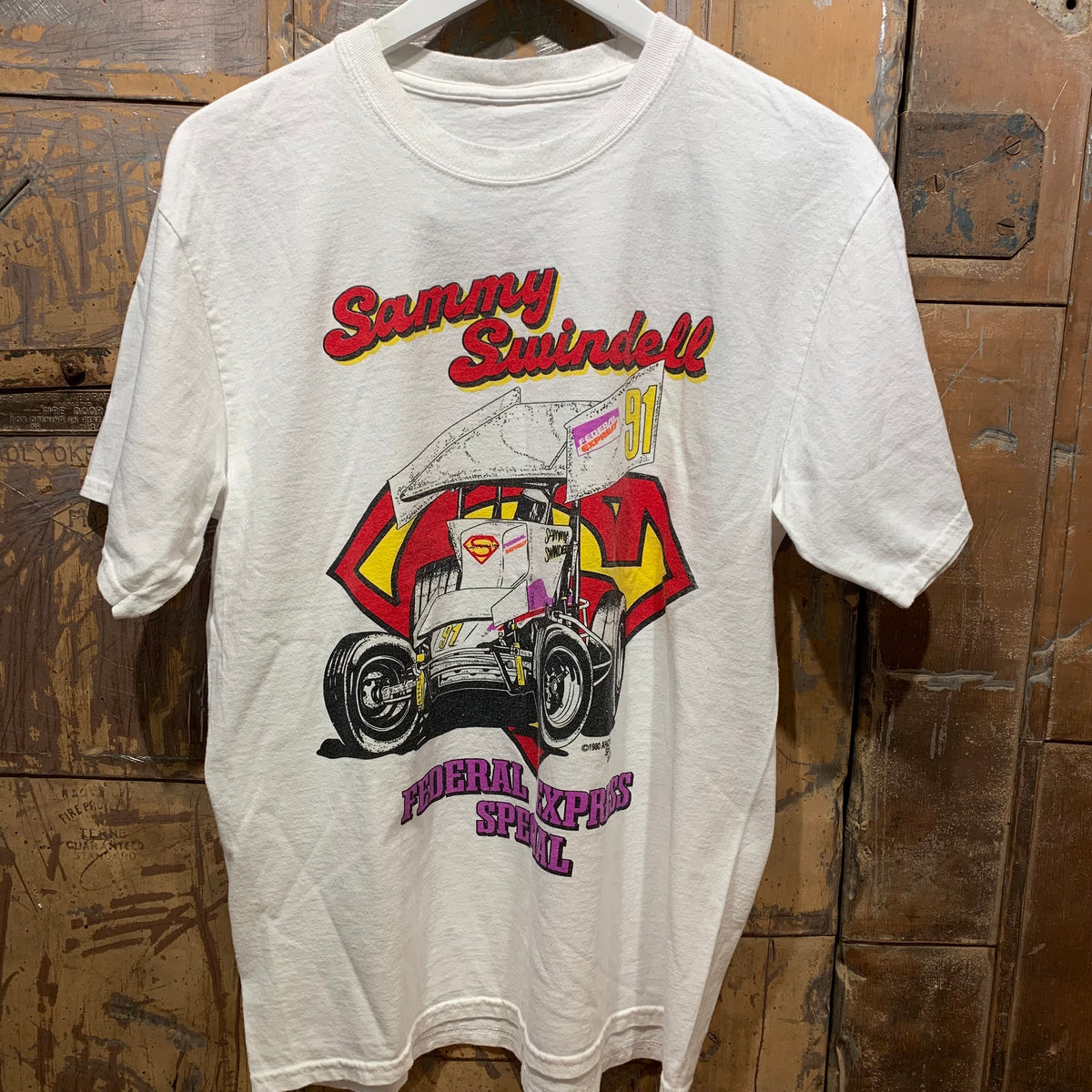 Sammy Swindell 91 Racer White Tee