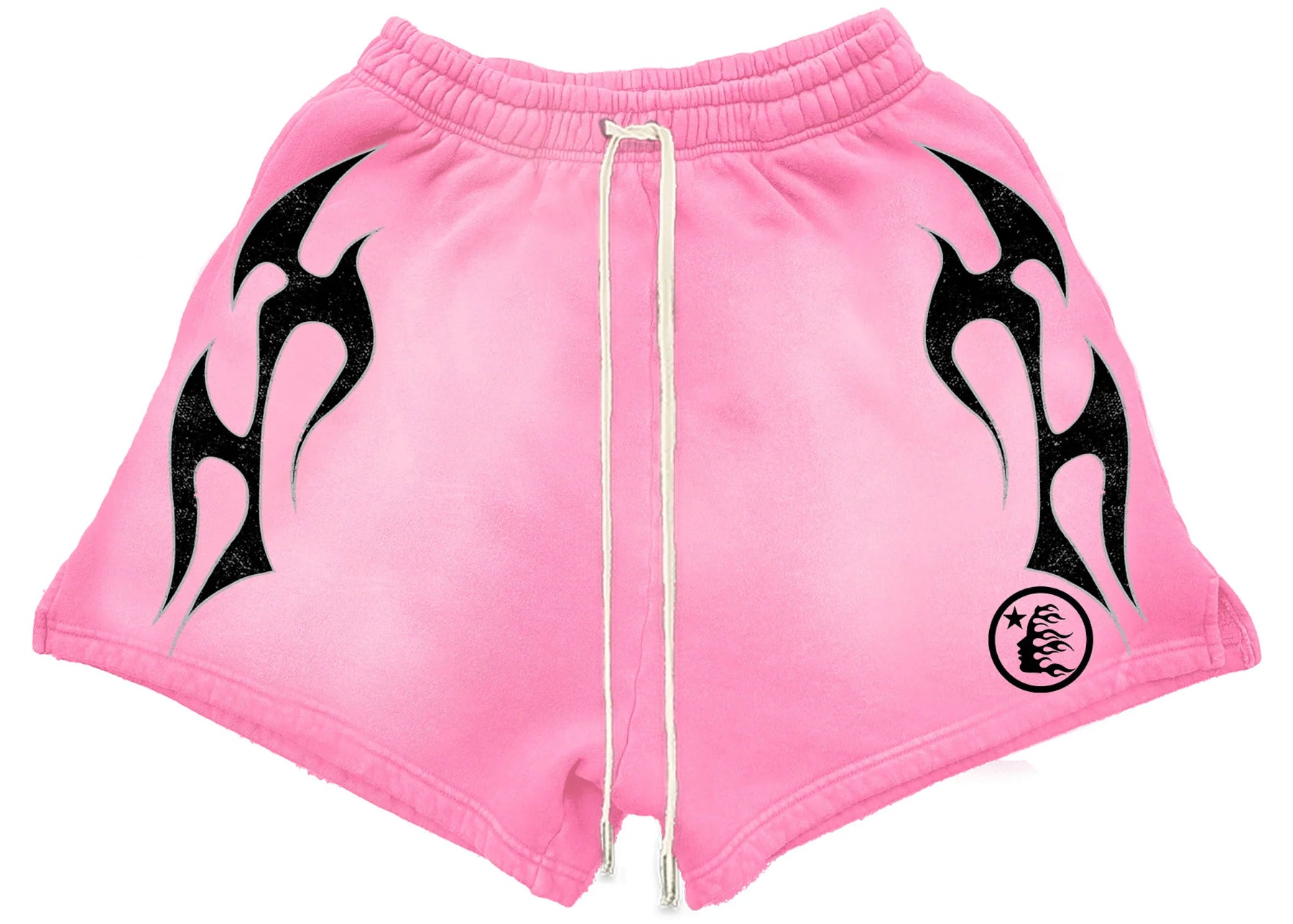 Hellstar Flame Shorts Pink