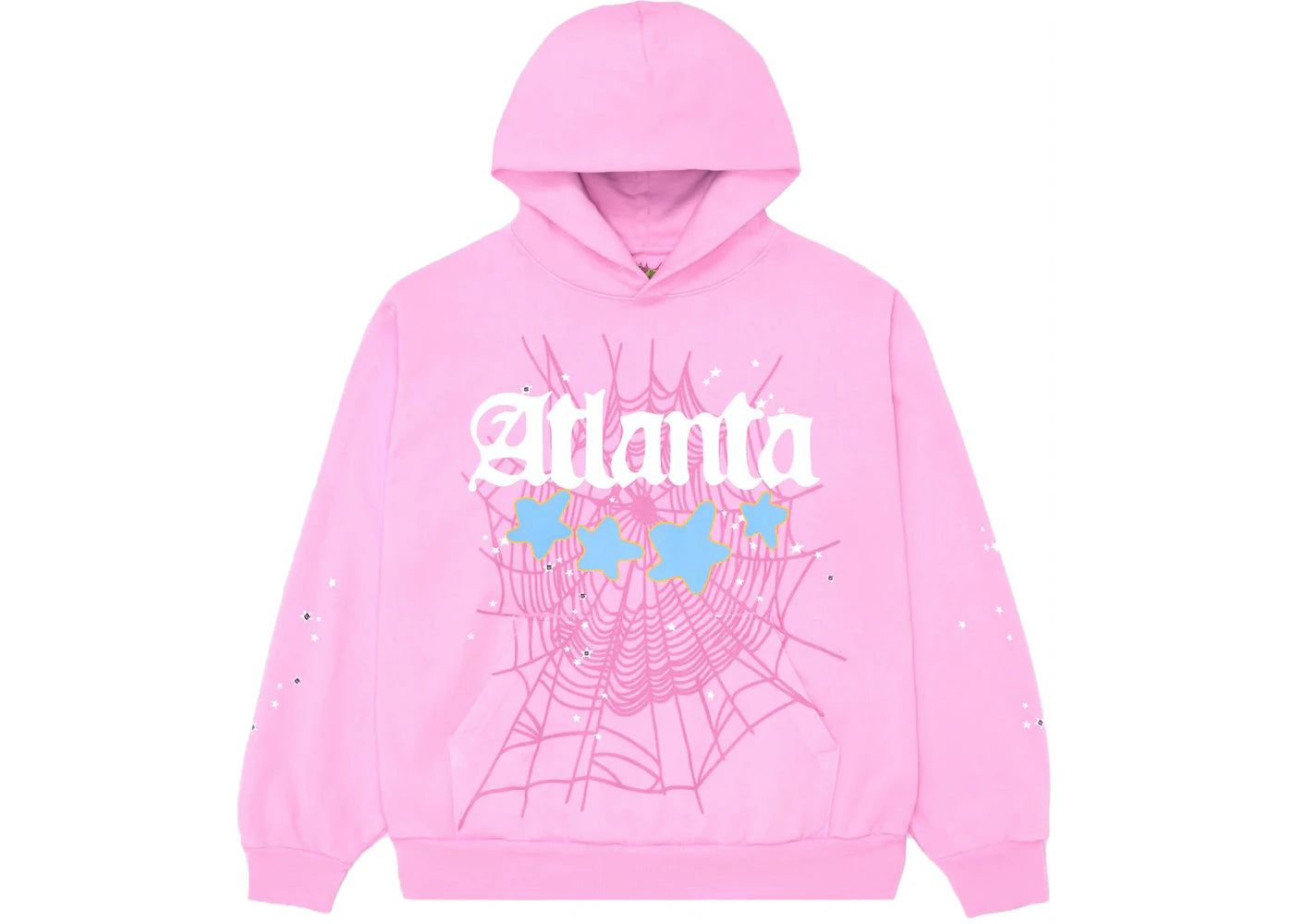 Sp5der Atlanta Hoodie Pink