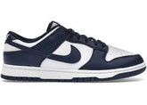 Nike Dunk Low White Midnight Navy - Used