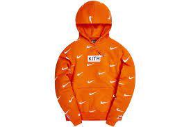 Kith & Nike for New York Knicks AOP Hoodie Orange