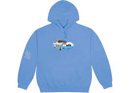 Travis Scott JACKBOYS Vehicle Hoodie Blue (Used)