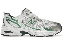 New Balance 530 White Nightwatch Green - Used