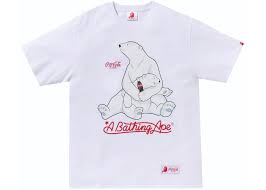 BAPE x Coca-Cola Polar Bear Tee White (Pre-Owned)