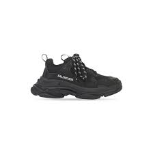 Balenciaga Kids Triple S Sneaker In Black