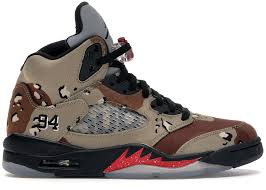 Jordan 5 Retro Supreme Desert Camo - Used