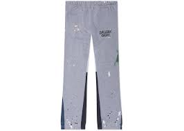 Gallery Dept. Painted Flare Sweat Pants Heather Grey