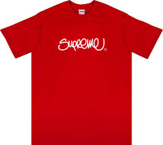 Supreme Handstyle Tee 'Red'