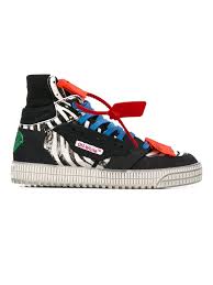 Off-White Off-Court leather trainers - Used