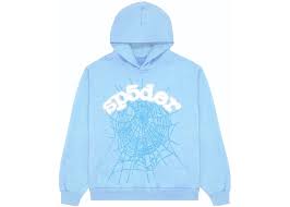 Sp5der Web Hoodie Sky Blue - (Pre-Owned)