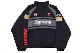 Supreme Ducati Track Jacket Black