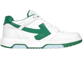 OFF-WHITE Out Of Office "OOO" Low White Green - Used