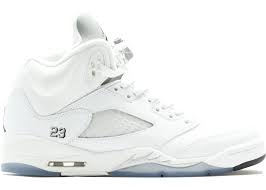 Jordan 5 Retro Metallic White (2015) - Used