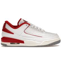 Jordan 2/3 White Varsity Red - Used