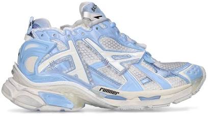 Balenciaga Runner White Light Blue (Women's) - Used