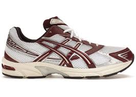 ASICS Gel-1130 White Maroon Banner - Used