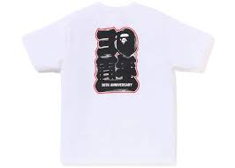 BAPE Store Hong Kong Bape 30th Anniversary Ape Head Tee White