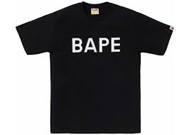 BAPE Crystal Stone Bape Logo Tee Black